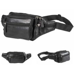 Waist pack leather fanny pack adjusts up to 45 inch