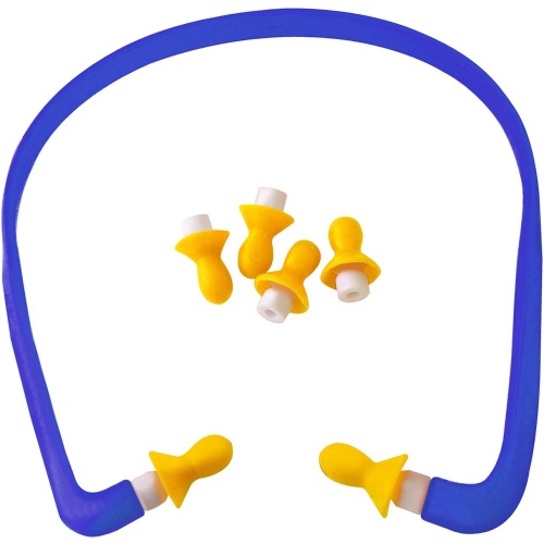 Ear plugs with headband with 4 extra plugs