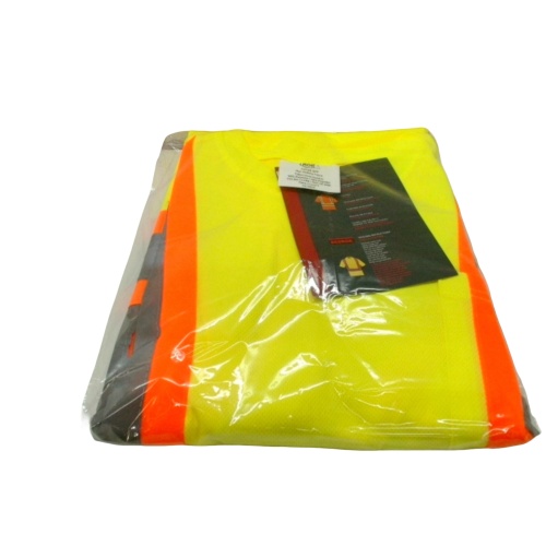 High Viz Safety T-Shirt Fluorescent Yellow Small Bedrok