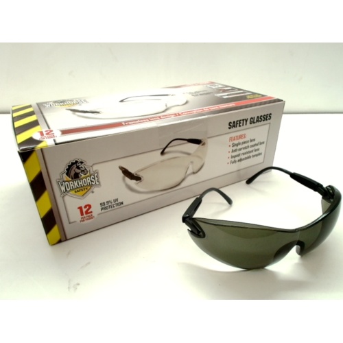 Safety Glasses Smoked Lens WorkHorse