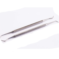 Dental pick, #4, stainless steel, 150mm 6, 2 en"