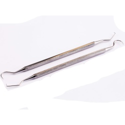 Dental pick, #5, stainless steel, 150mm 6, 2 en"