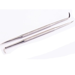 Dental probe/hook, stainless steel, 150mm 6, 2"