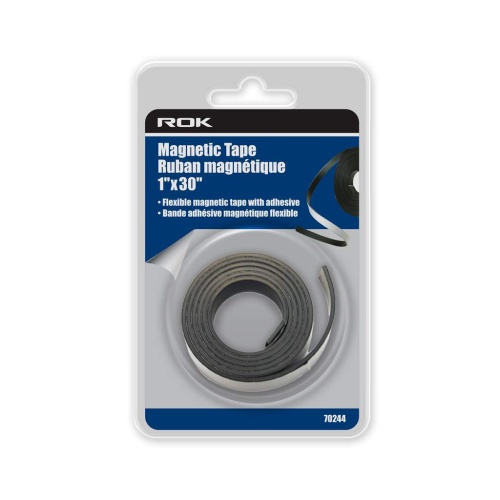 Magnetic tape 1 inch x 30 inch flexible with adhesive