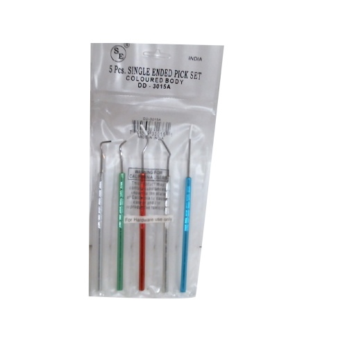 Pick Set 5pc. Single Ended Coloured Body Or B/u $0.99ea