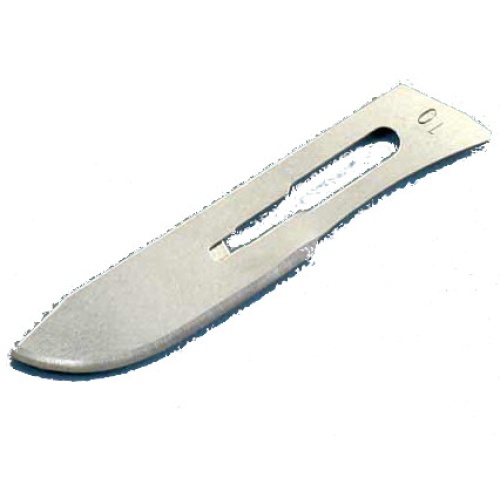 Scalpel blades, 100/box, #10 for use w/ #3 handle