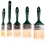 paint brush set nylon-poly 5 pc 1-3 inch
