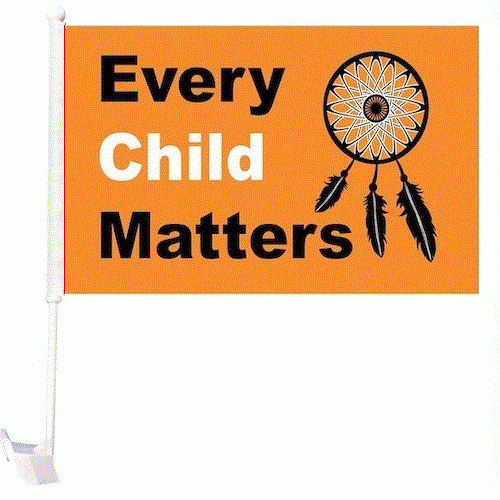 car flag Every child matters