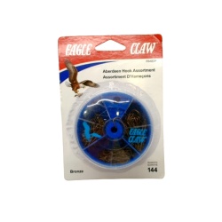 Aberdeen Hook Assortment Eagle Claw Bronze Hooks