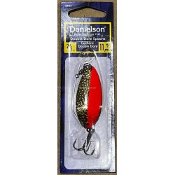 Double Dare Hammered Spoon, 1/4oz, w/Treble & Danielson DD14HGFO