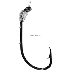Lake & Stream Snelled Hook, Size 1, Baitholder Eagle Claw 13010-001