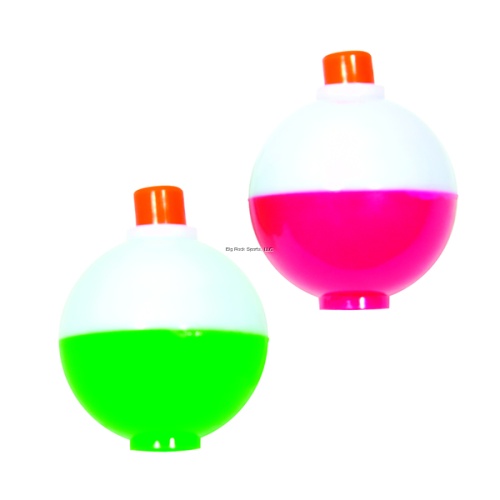 Round Snap-On Plastic Floats, Pink/ White Eagle Claw QFSASSTPKGR