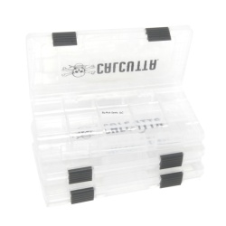 Tackle Trays Clear 3500 Size 2-Latch Priced per tray Calcutta C2LTT-3500