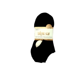 Socks Women's Low Cut 10pk. Black Bright Star