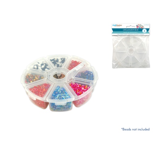 Craft/Bead Storage 8 slot 4 Organizer Box