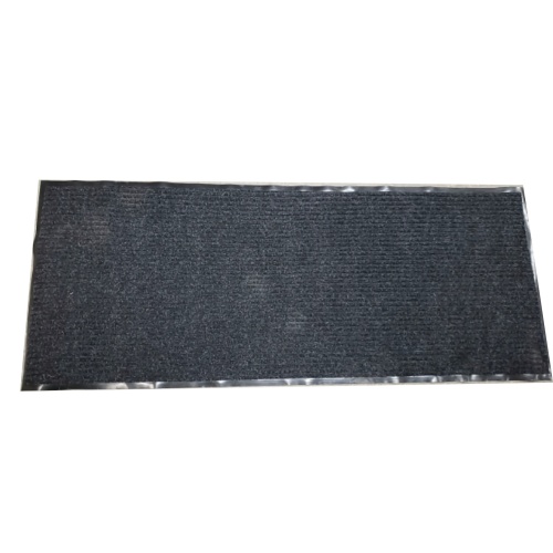 Rubber Mat Black entrance with back 60x150 cm
