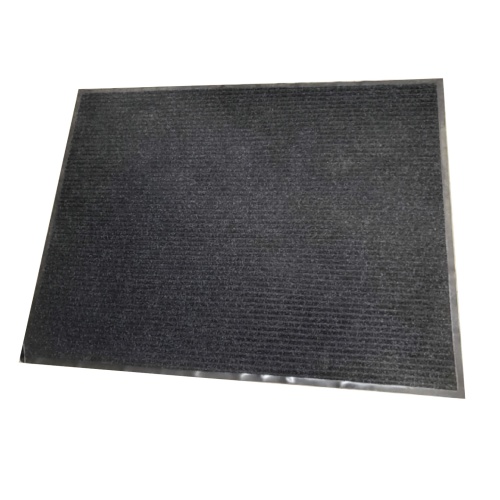 Rubber mat Black entrance with back 120x150 cm
