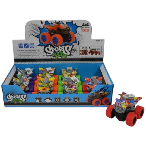 Friction 4 X 4 Dirt Bike Asst'd Colors