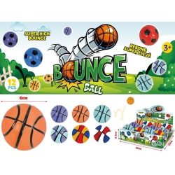 High Bouncing Basket Ball, 6 Asst. Colours,