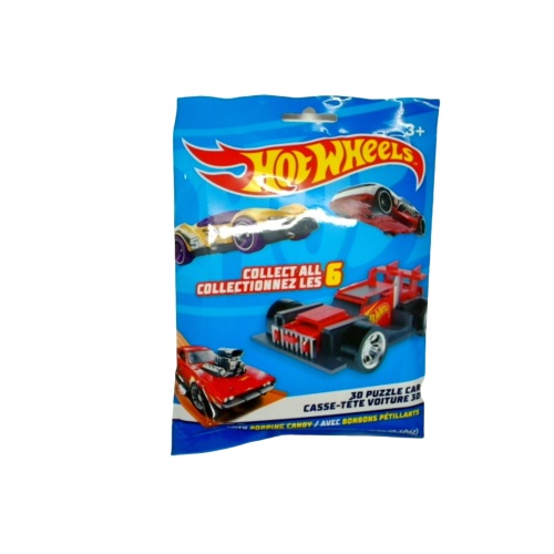 Hot Wheels 3d Puzzle Car W/popping Candy 3g.