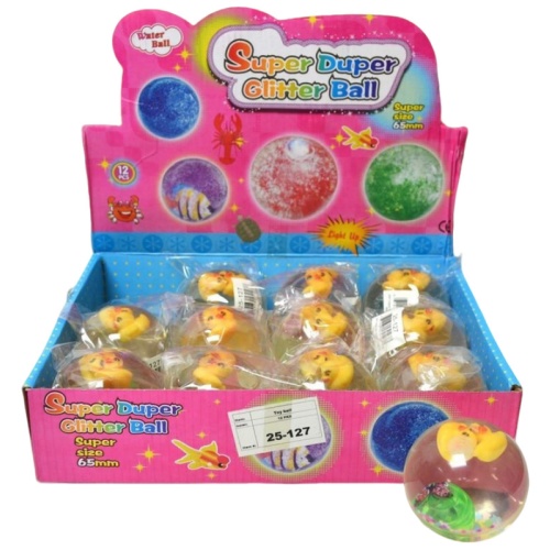 Super Duper Glitter Light Up Water Ball 65mm