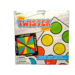 Twister game - playing mat - 1 spinner - 1 user manual