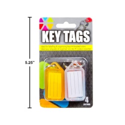 Key Tag Organizers 4-pc b/c