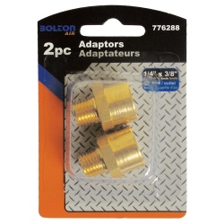 Adaptor 1/4M x 3/8"F 2pc"