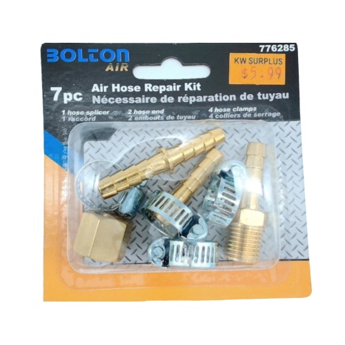 Air Hose Repair Kit 6 pc 1/4in