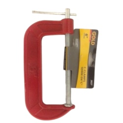 C clamp red 6 inch