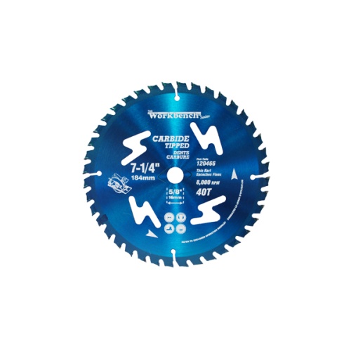 saw blade 7 1/4 thin kerf  40 teeth