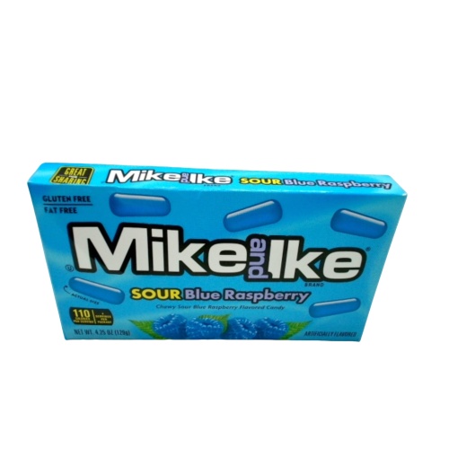 Mike And Ike Sour Blue Raspberry Candy 120g.