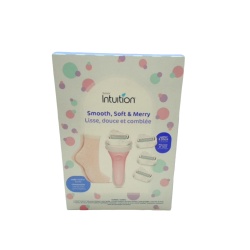 Schick Intuition Gift Set w/Razor Handle, 4 Cartridges & Socks