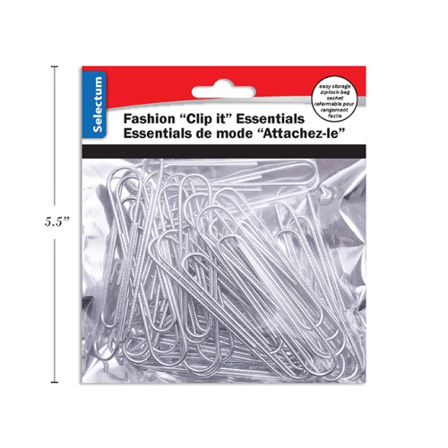 JUMBO PAPER CLIPS 80MM