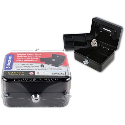 Small Metal Cash Boxes Appr. 6x4.7x15