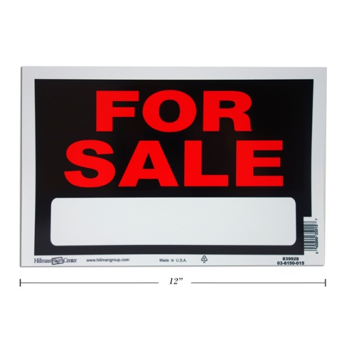 SIGN FOR SALE 8X12        MADE IN USA