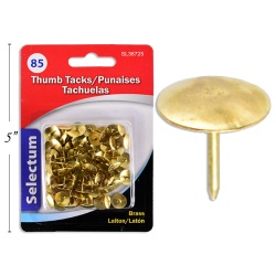 Thumbtack 85 PCS X 3/8 inch brass