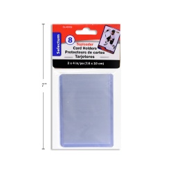Card Holders 3X4'' 8 Pk.Toploader