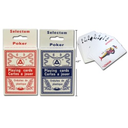 Playing Cards Poker Size in Hanging Box
