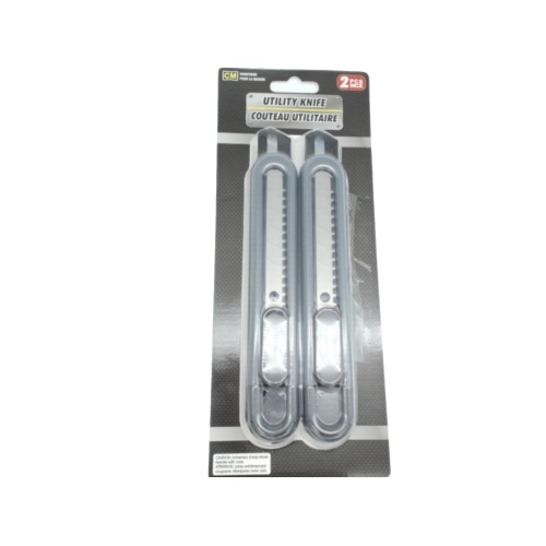 Utility Knife 2 Pack 18mm Snap-Off Blade