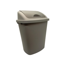 waste bin Plastic push 25L 10.62x7.7x20 inches