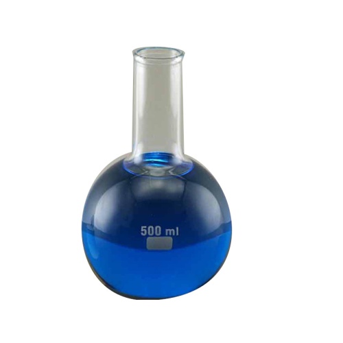 boiling flask 500ml flat bottom