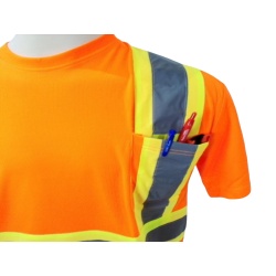 High Viz Safety T-Shirt Orange 2XL Bedrok
