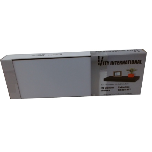 Floating shelf white 40.5x13x3.8cm