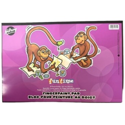 Funtime Fingerpaint Pad 18x12" 30 Sheets Hilroy"