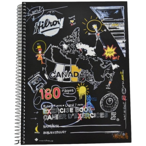 Hilroy Coil 180 Pgs 10-1/2x8