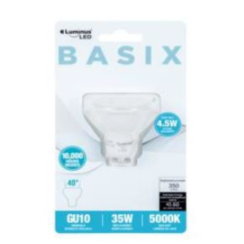 LED Bulb GU10 4.5W 5000K Luminus Basix