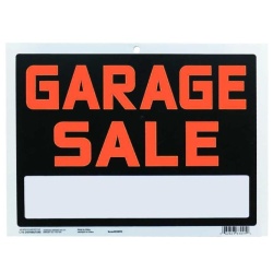 PVC Sign Garage Sale" 9x12""
