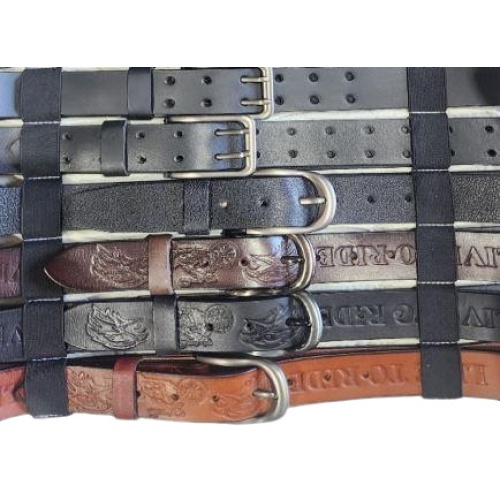 Men's Belts Premium Full Grain Leather Ass't Styles