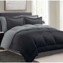 3pc Comforter Set Queen Parker Grey
